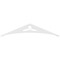 Ekena Millwork Pitch Naple Architectural Grade PVC Gable Pediment, 36"W x 7 1/2"H x 1"P (5/12) GPP036X008X100NAP - alternate 3